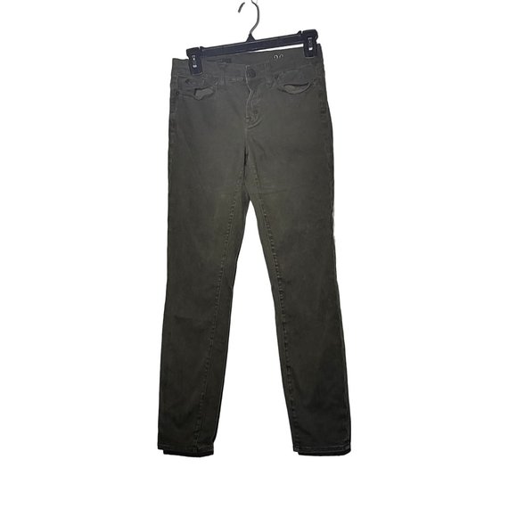 J. Crew Women's Olive Green Low Rise Toothpick Jeans Size 26 Casual Fall Stretch - Picture 1 of 12